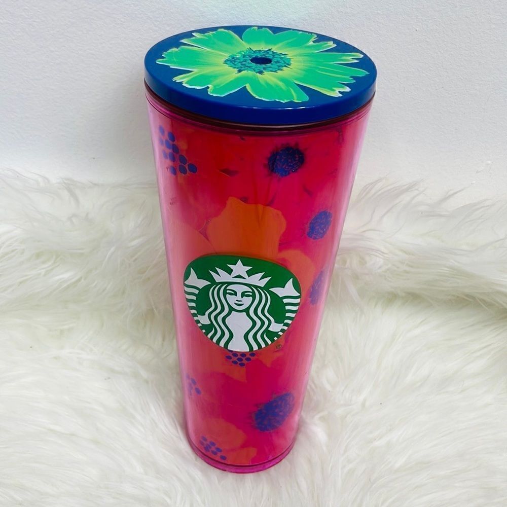 Starbucks 24oz Hibiscus 🌺 tropical Maui / Hawaii tumbler, cold,hot, spri…